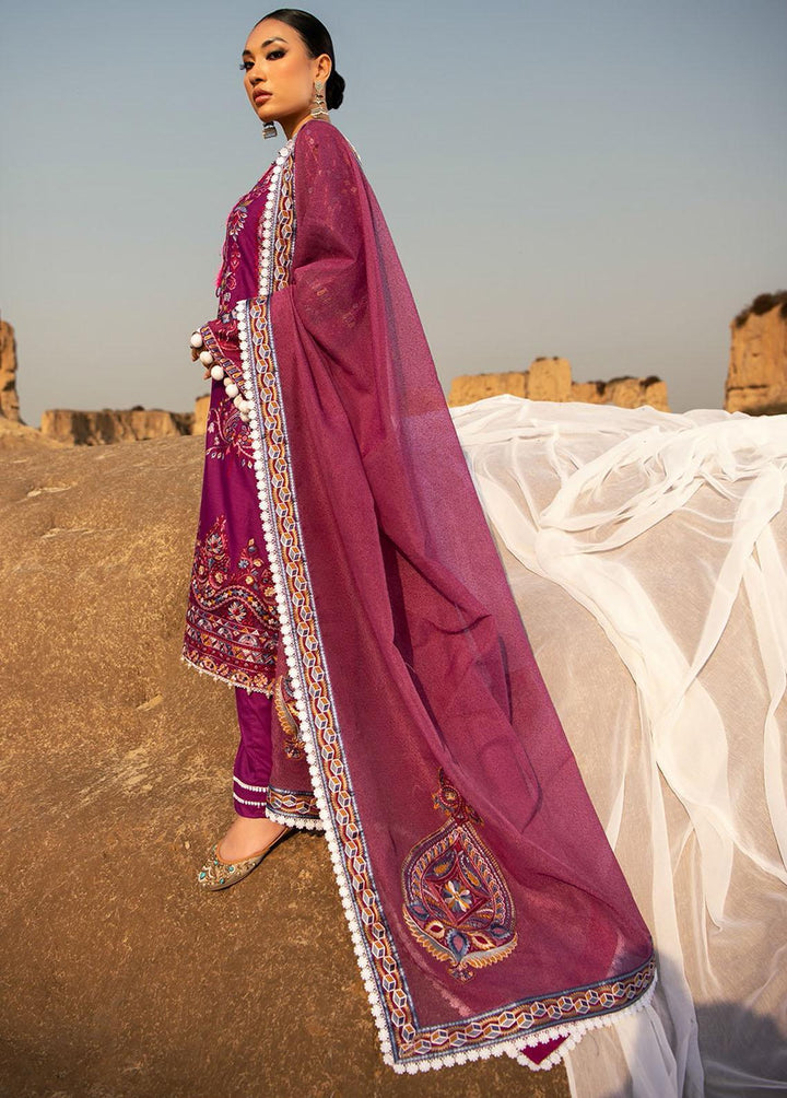 Safarnama By AIK Atelier Embroidered Lawn Suits Unstitched 3 Piece AIK22S Look 05 - Summer Collection