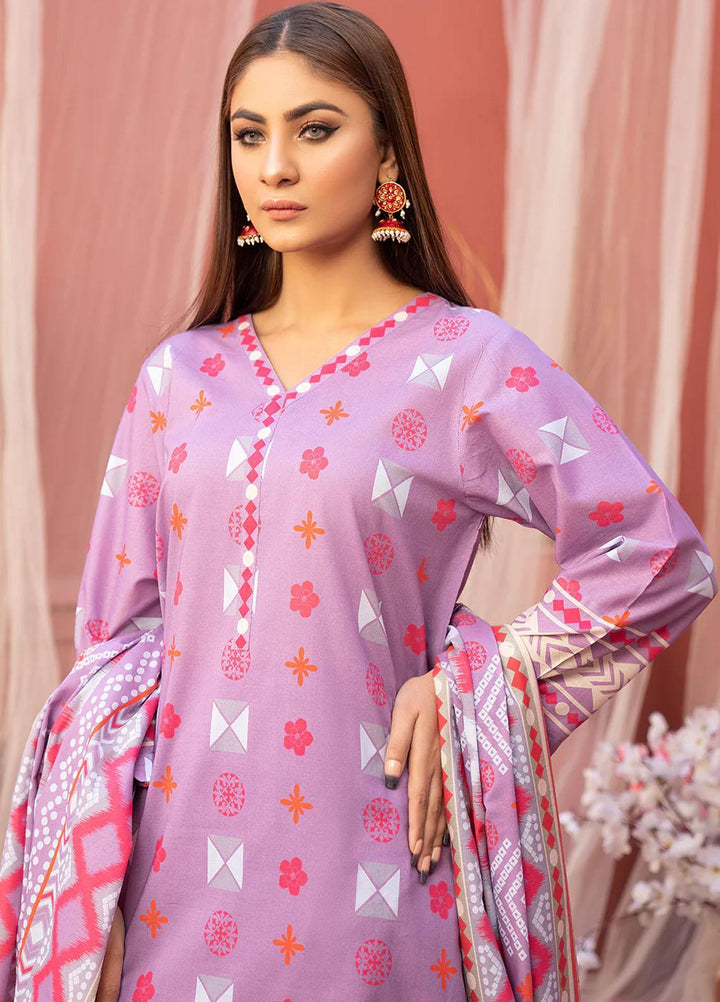 Safwa Printed Lawn Suits Unstitched 3 Piece SW23SP SSP-29 - Summer Collection