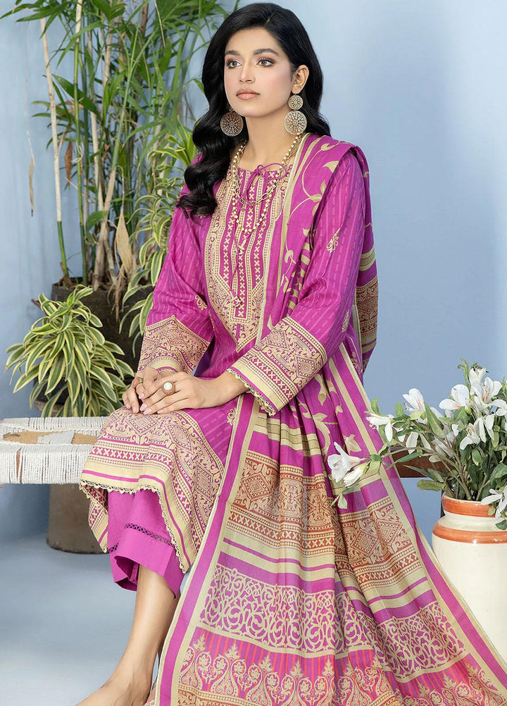 Safwa Printed Lawn Suits Unstitched 3 Piece SW23SP-V5 SSP-46 - Summer Collection