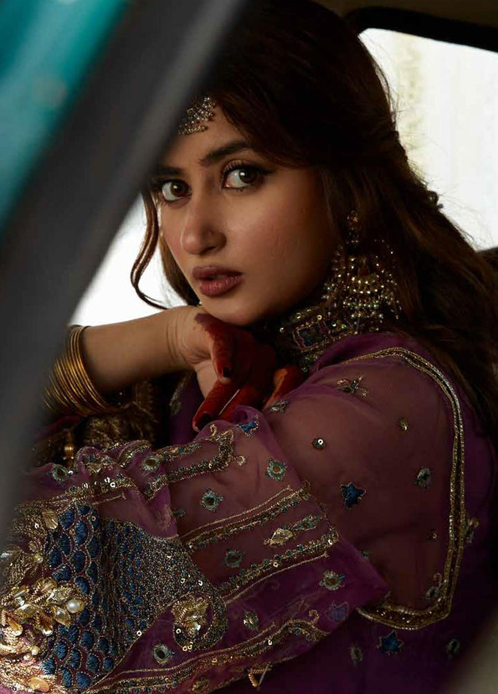 Sagar Kinaray By MNR Embroidered  Suits Unstitched 3 Piece MNR23SK ZWU23-23 JIGRI - Wedding Collection