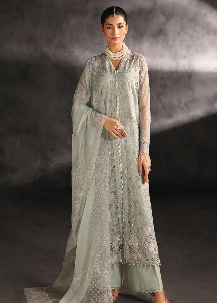 Sage By Rajbari Embroidered Organza Suit Unstitched 4 Piece RB24Sf D-03 Astoria - Formal Collection