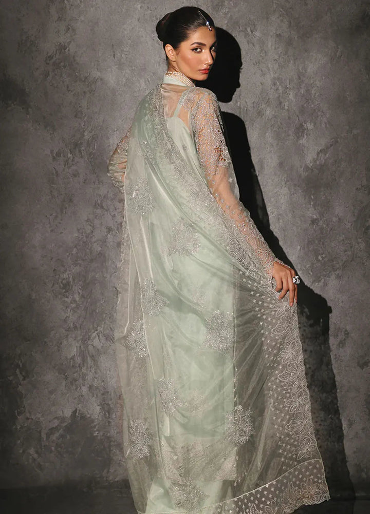 Sage By Rajbari Embroidered Organza Suit Unstitched 4 Piece RB24Sf D-03 Astoria - Formal Collection