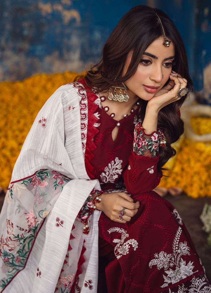 Sahakari by Sahane Embroidered Lawn Suits Unstitched 3 Piece SNE24SK CT-10001 Gulaab - Summer Collection