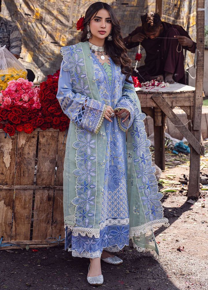Sahakari by Sahane Embroidered Lawn Suits Unstitched 3 Piece SNE24SK CT-10006 Chandni - Summer Collection