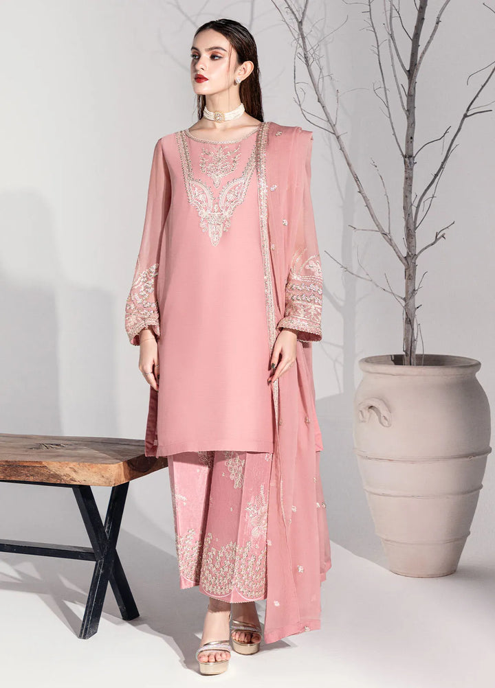 Sahane Pret Embroidered Chiffon 3 Piece Suit ME-02 Clio