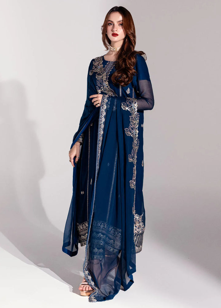 Sahane Pret Embroidered Chiffon 3 Piece Suit ME-03 Myrto