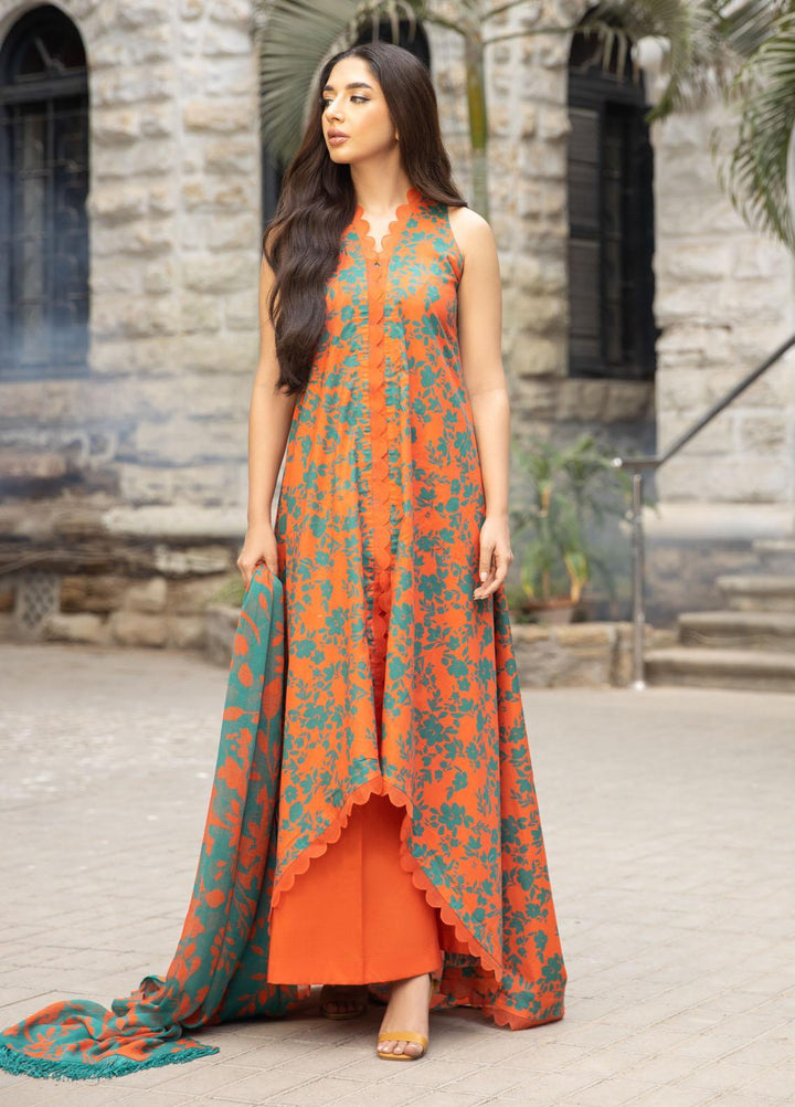 Sahar Printed Cambric Suits Unstitched 3 Piece SHR23AW AWC-V1-23-01 - Summer Collection