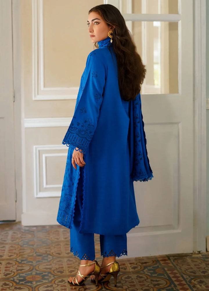 Sahar Embroidered Khaddar Suit Unstitched 3 Piece SHR24A EDK-24-V2-02 - Winter Collection