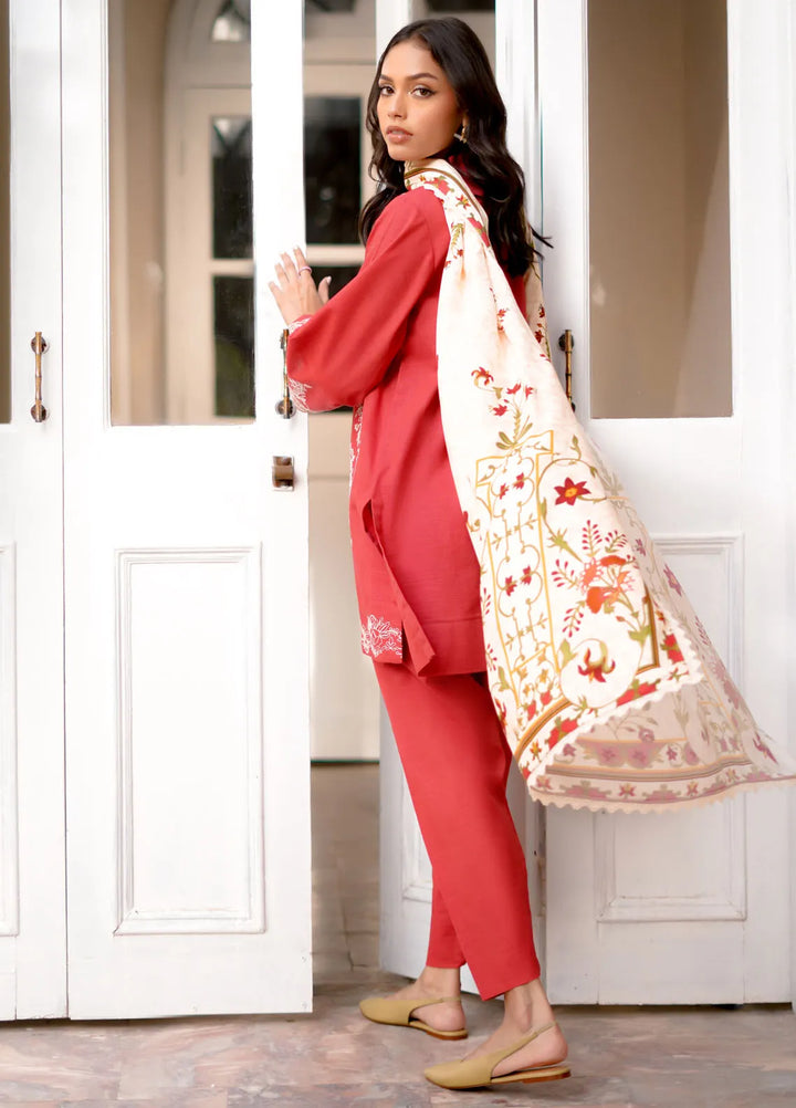 Sahar Embroidered Khaddar Suit Unstitched 3 Piece SHR24A EKH-24-V2-03 - Winter Collection