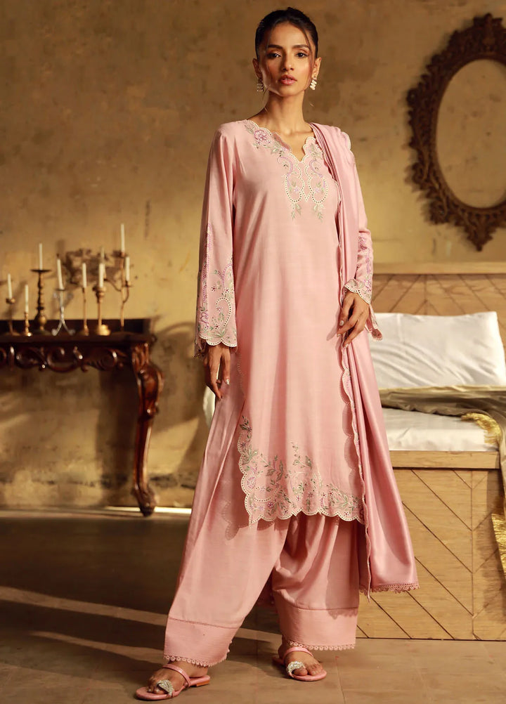 Sahar Embroidered Viscose Suit Unstitched 3 Piece SHR24 CV-24-V3-05 Rococo Romance - Winter Collection