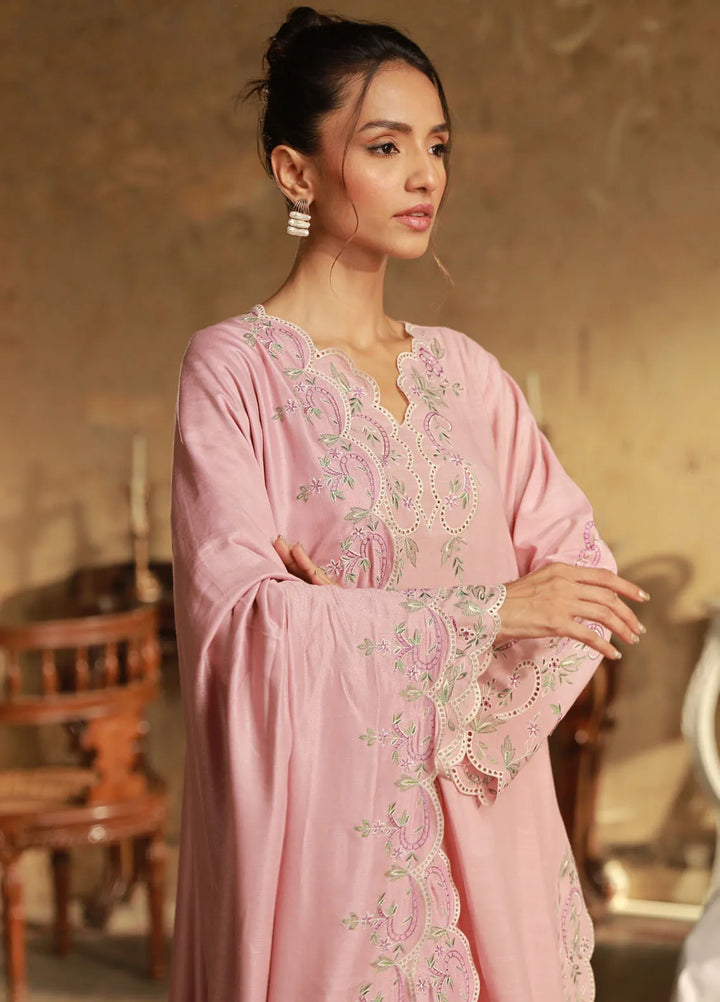 Sahar Embroidered Viscose Suit Unstitched 3 Piece SHR24 CV-24-V3-05 Rococo Romance - Winter Collection