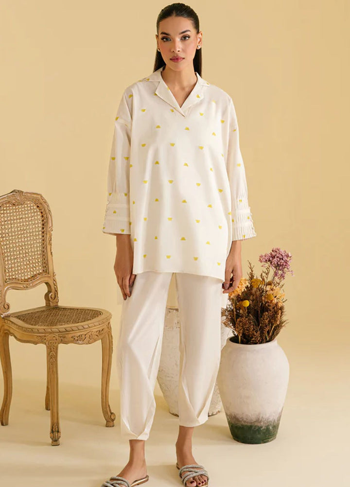 Sahar Pret Casual Jacquard 2 Piece Suit SSLJ-V1-04 Tri-chic