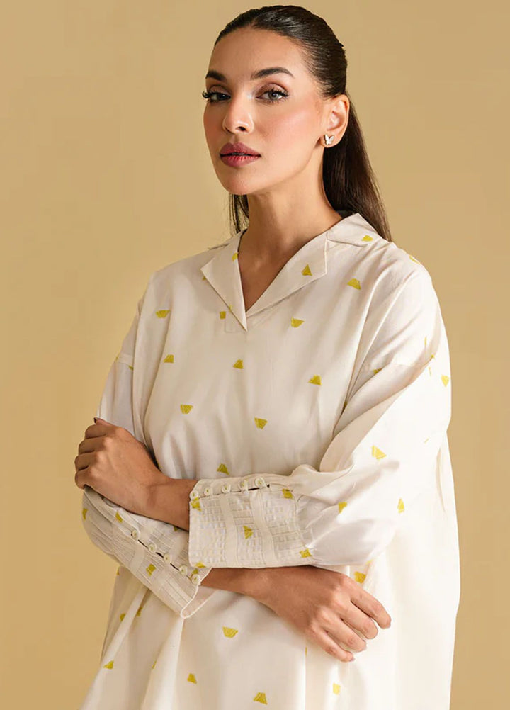 Sahar Pret Casual Jacquard 2 Piece Suit SSLJ-V1-04 Tri-chic