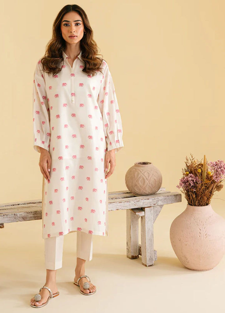 Sahar Pret Casual Jacquard 2 Piece Suit SSLJ-V1-08 Vista