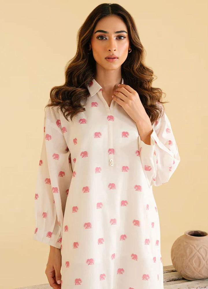 Sahar Pret Casual Jacquard 2 Piece Suit SSLJ-V1-08 Vista