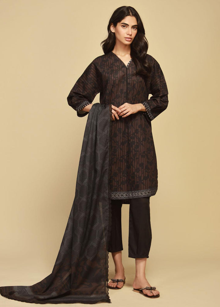 Sahar Printed Lawn Suits Unstitched 3 Piece SHR23MS SBW-23-06 - Summer Collection