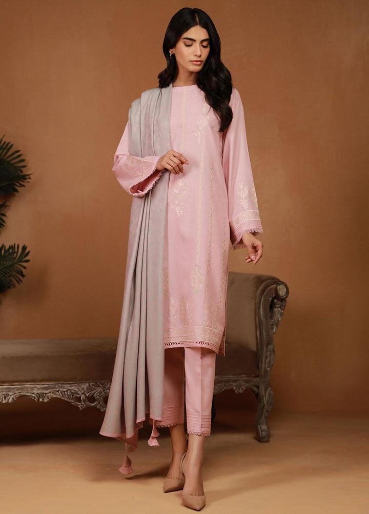 Sahar Embroidered Karandi Suits Unstitched 3 Piece SHR23WK SK-V2-23-05 - Winter Collection