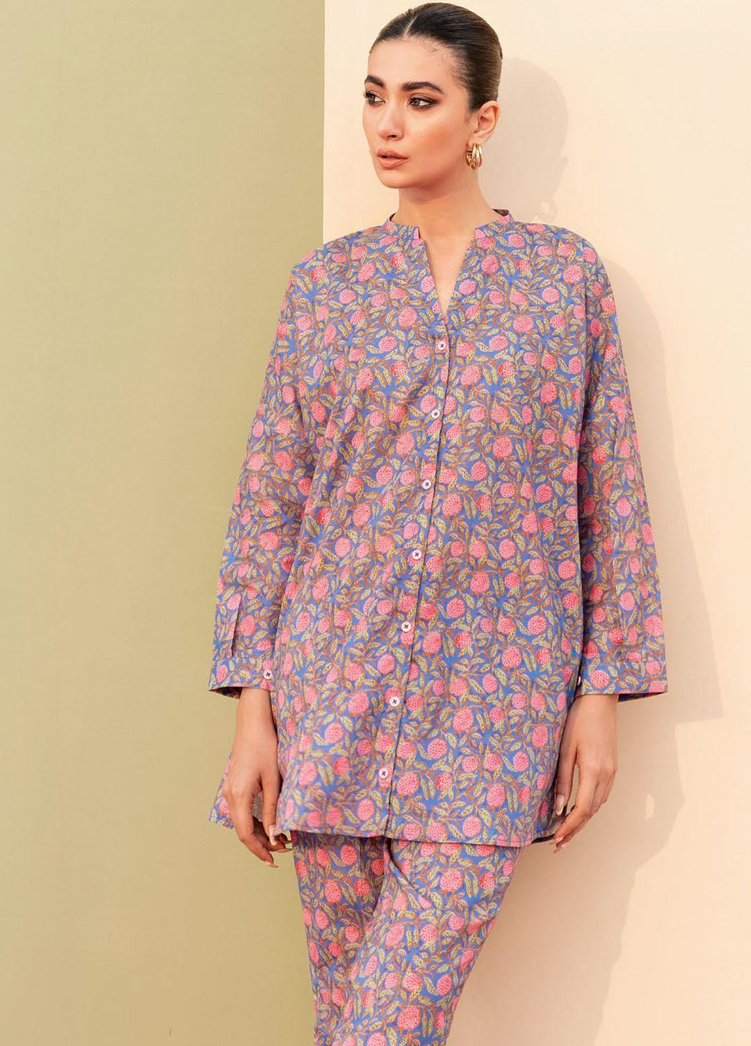 Sahar Printed Lawn Suits Unstitched 2 Piece SHR23PE SSL-V3-23-20 - Summer Collection