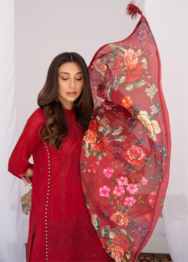 Saheliyaan by Gisele Embroidered Lawn Suits Unstitched 3 Piece GL23S Layla - Luxury Collection