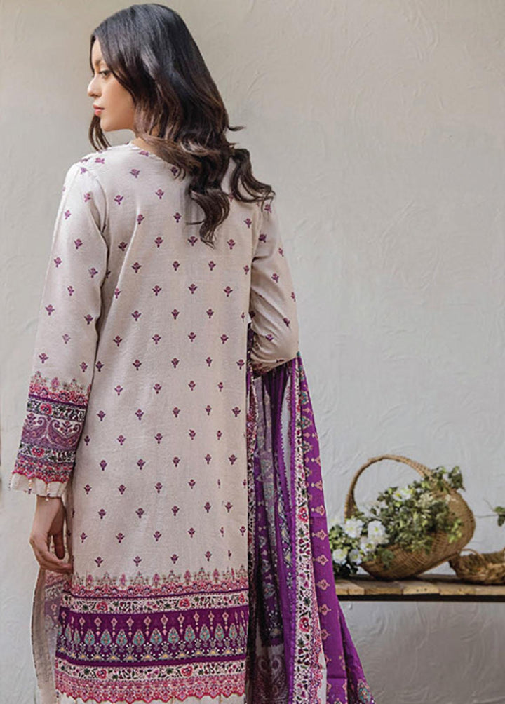 Saira Bano By Humdum Embroidered Lawn Suits Unstitched 3 Piece HD23SB D-01 - Summer Collection