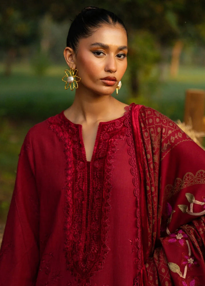 Saira Rizwan Embroidered Khaddar Suits Unstitched 3 Piece SR24PW SRW24-05 Esper - Winter Collection