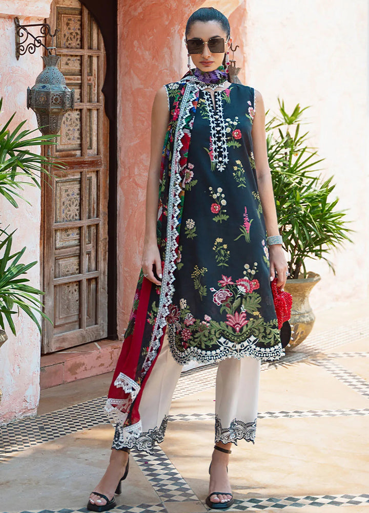 Saira Rizwan Embroidered Lawn Suits Unstitched Lawn SR24L2 D-08 Cecil - Summer Collection