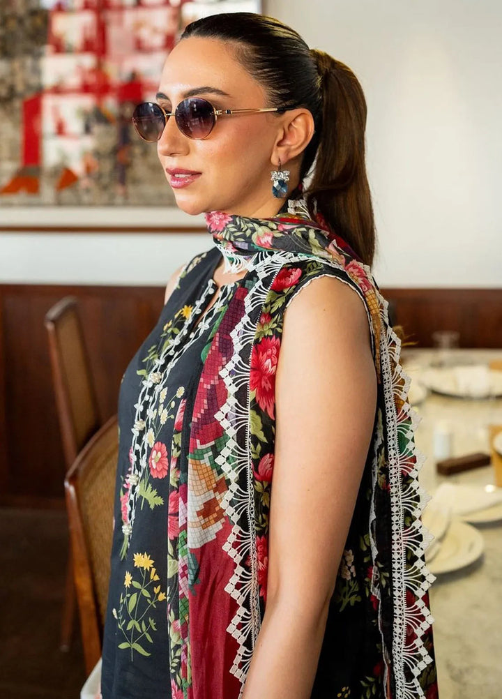 Saira Rizwan Embroidered Lawn Suits Unstitched Lawn SR24L2 D-08 Cecil - Summer Collection