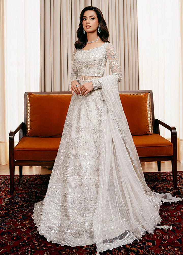 Saira Rizwan Embroidered Net Suits Unstitched 4 Piece SRF-D-01 Liara - Festive Collection