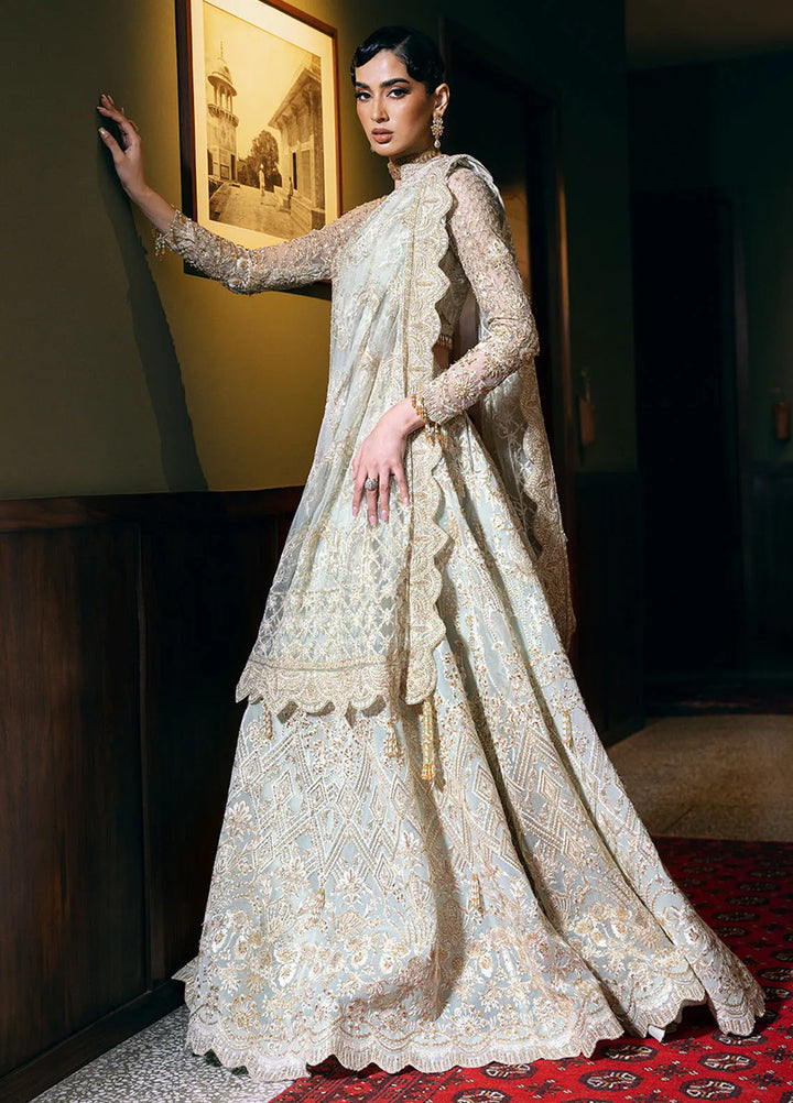 Saira Rizwan Embroidered Net Suits Unstitched 4 Piece SRF-D-02 Lucent - Festive Collection