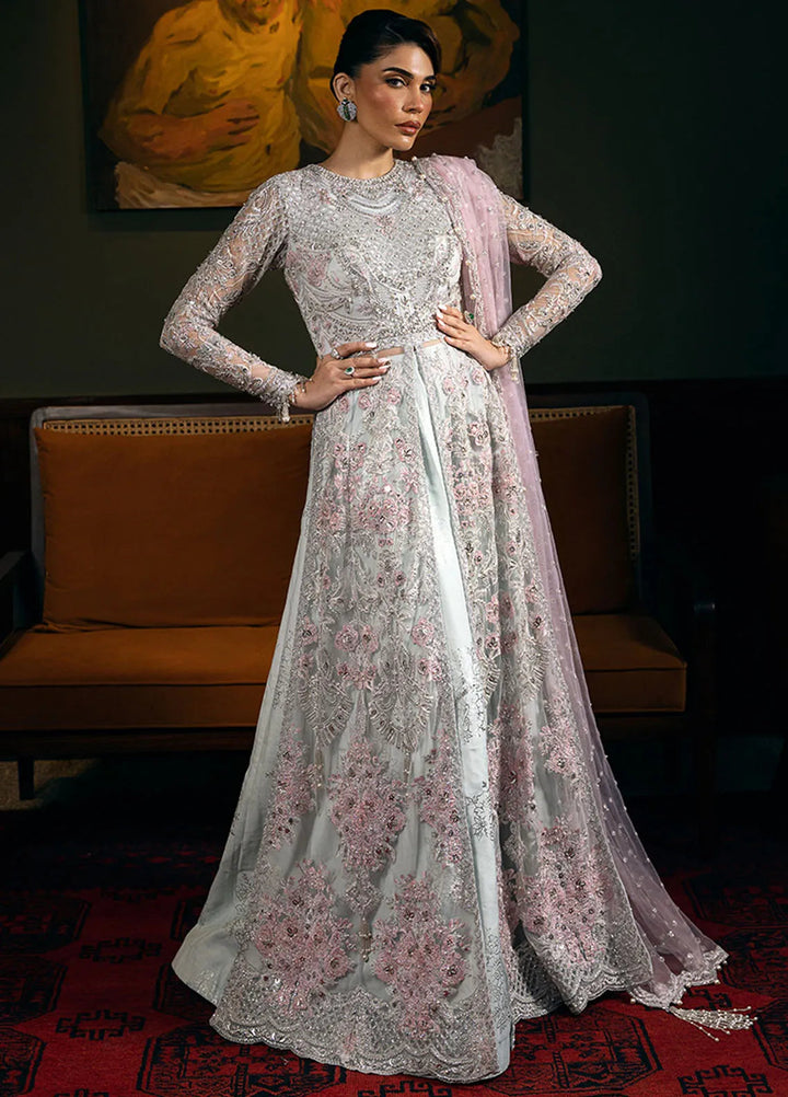 Embroidered Net 4 Piece Suit