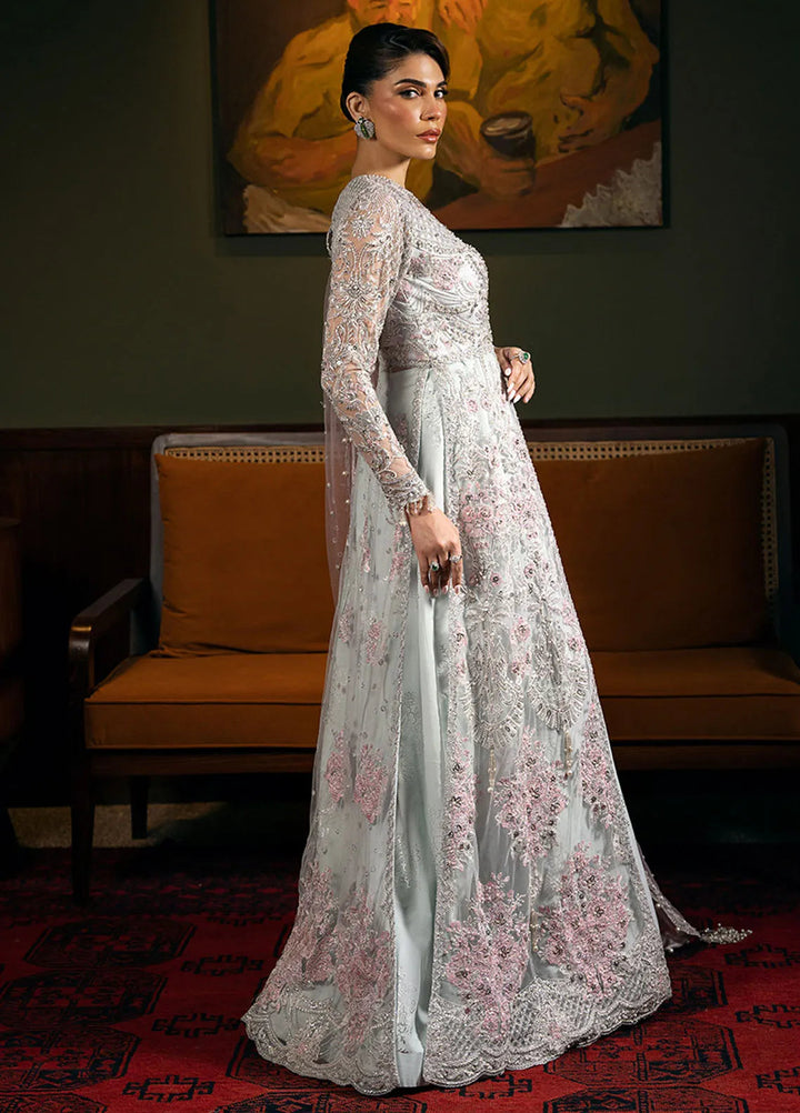 Embroidered Net 4 Piece Suit