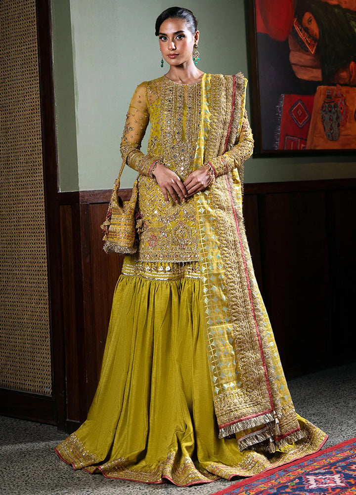 Saira Rizwan Embroidered Organza Suits Unstitched 4 Piece SRF-D-08 Sera - Festive Collection