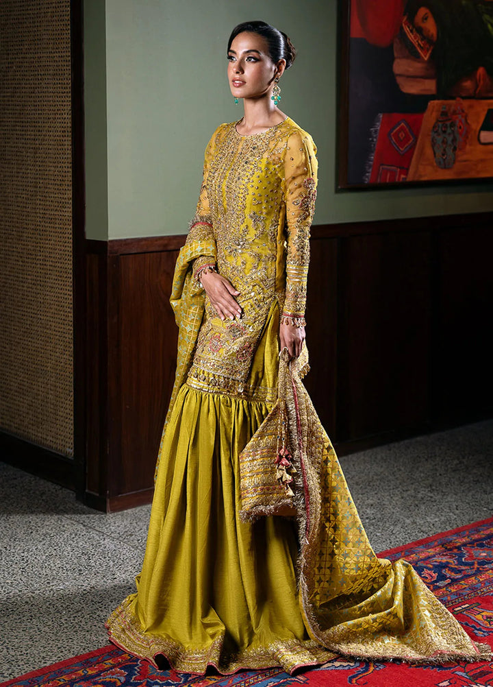 Saira Rizwan Embroidered Organza Suits Unstitched 4 Piece SRF-D-08 Sera - Festive Collection