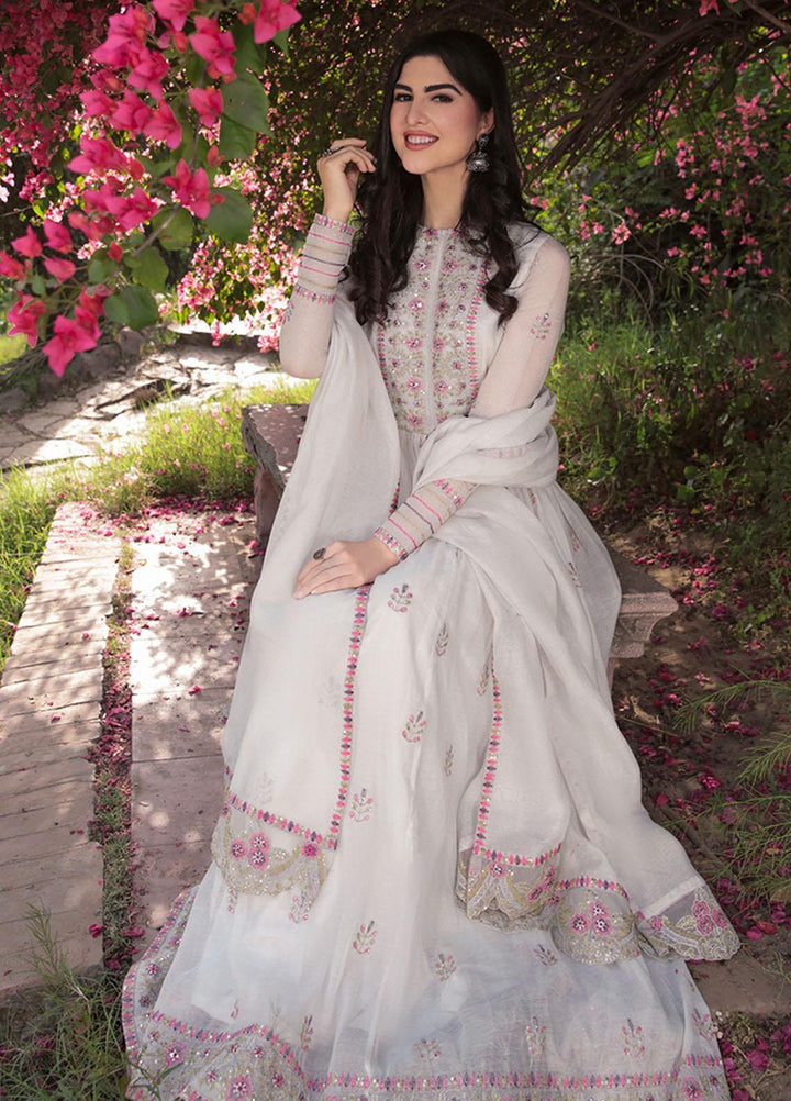 Saira Rizwan Ready to Wear  Cotton Net 4 Piece SR22KGE NOOR - B