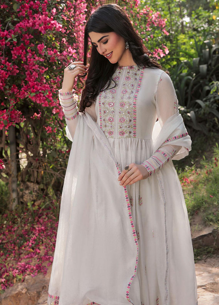 Saira Rizwan Ready to Wear  Cotton Net 4 Piece SR22KGE NOOR - B
