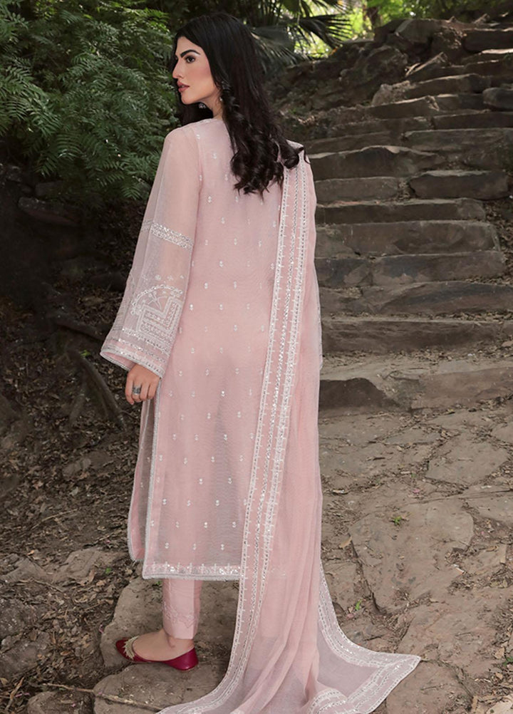 Saira Rizwan Ready to Wear  Cotton Net 4 Piece SR22KGE REHMAT - B