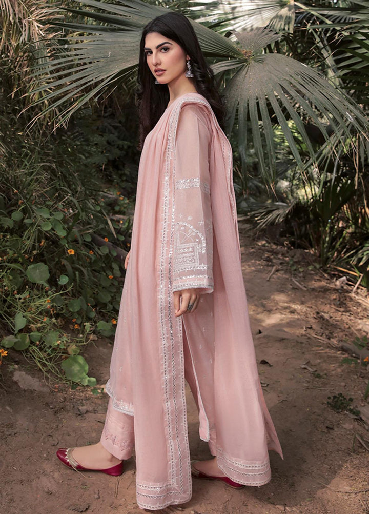 Saira Rizwan Ready to Wear  Cotton Net 4 Piece SR22KGE REHMAT - B