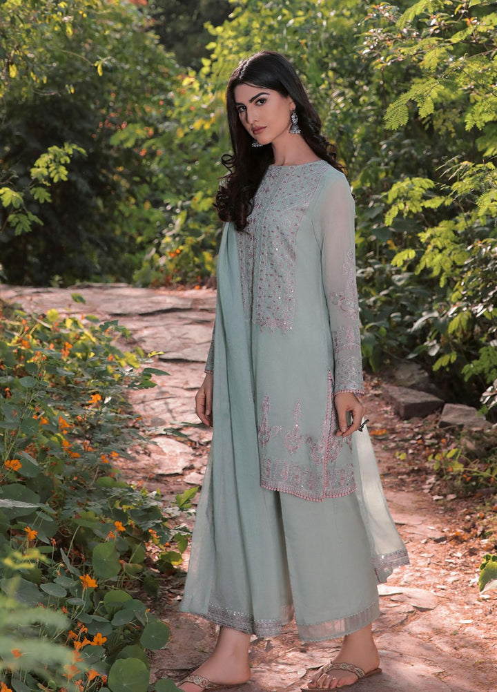 Saira Rizwan Ready to Wear  Cotton Net 4 Piece SR22KGE VASL - A