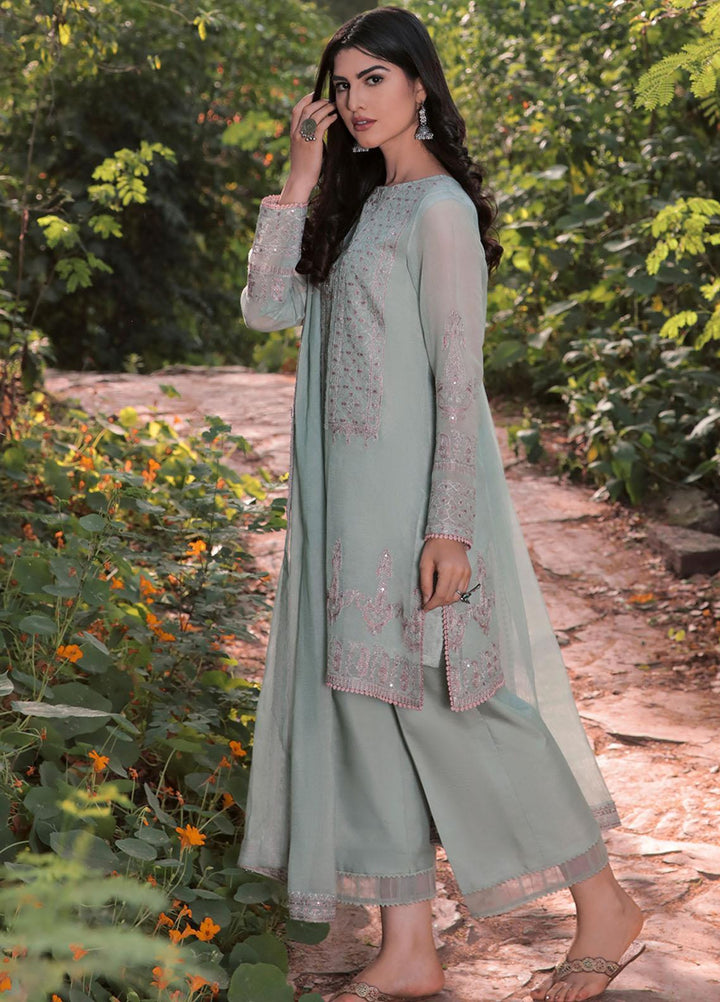Saira Rizwan Ready to Wear  Cotton Net 4 Piece SR22KGE VASL - A