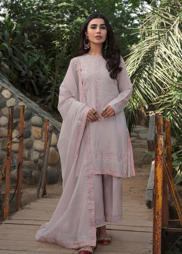 Saira Rizwan Ready to Wear  Cotton Net 4 Piece SR22KGE VASL - B