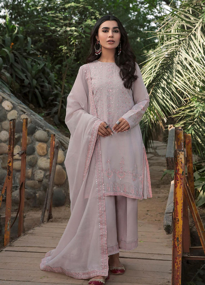 Saira Rizwan Ready to Wear  Cotton Net 4 Piece SR22KGE VASL - B