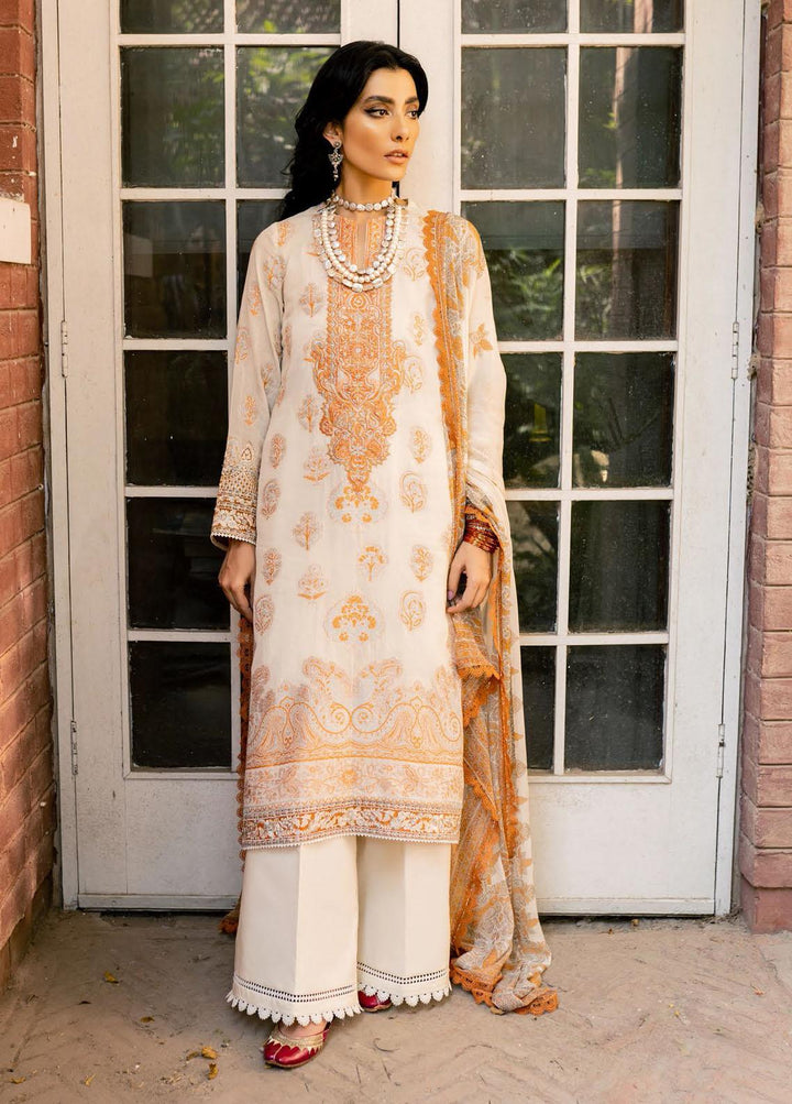 Saira Rizwan Embroidered Lawn Suits Unstitched 3 Piece SR21-E3 02 - Luxury Collection