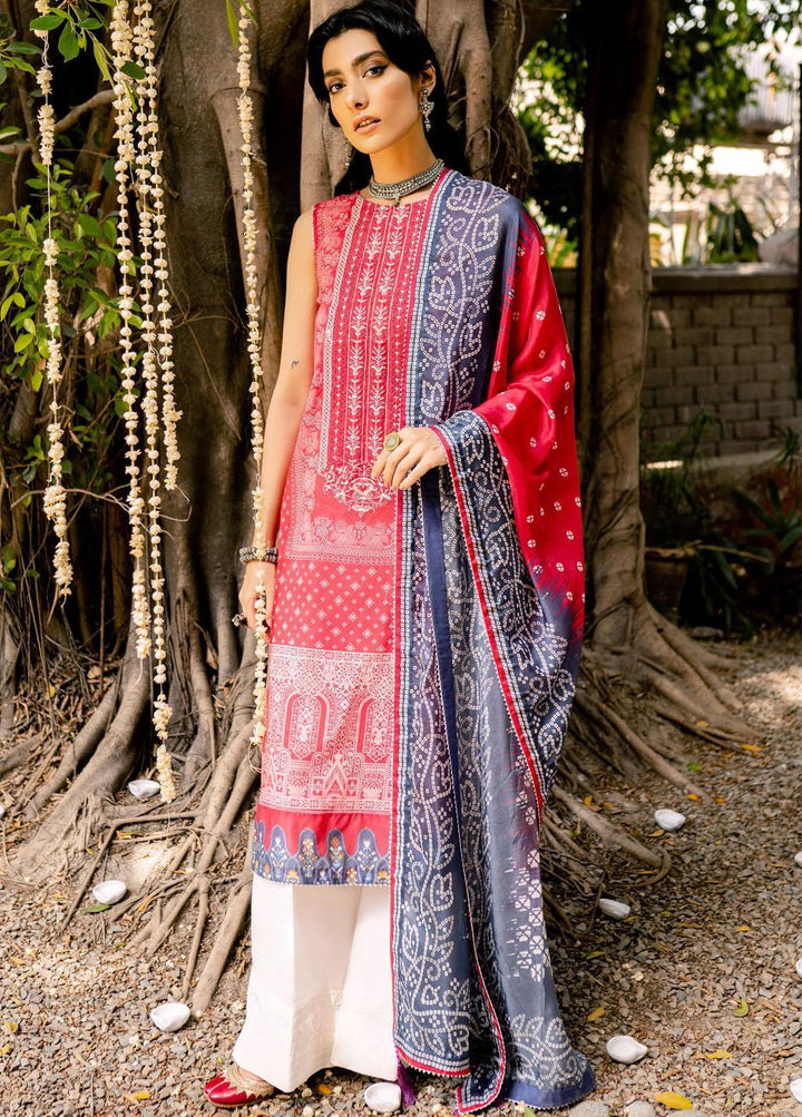 Saira Rizwan Embroidered Lawn Suits Unstitched 3 Piece SR21-E3 04 - Luxury Collection