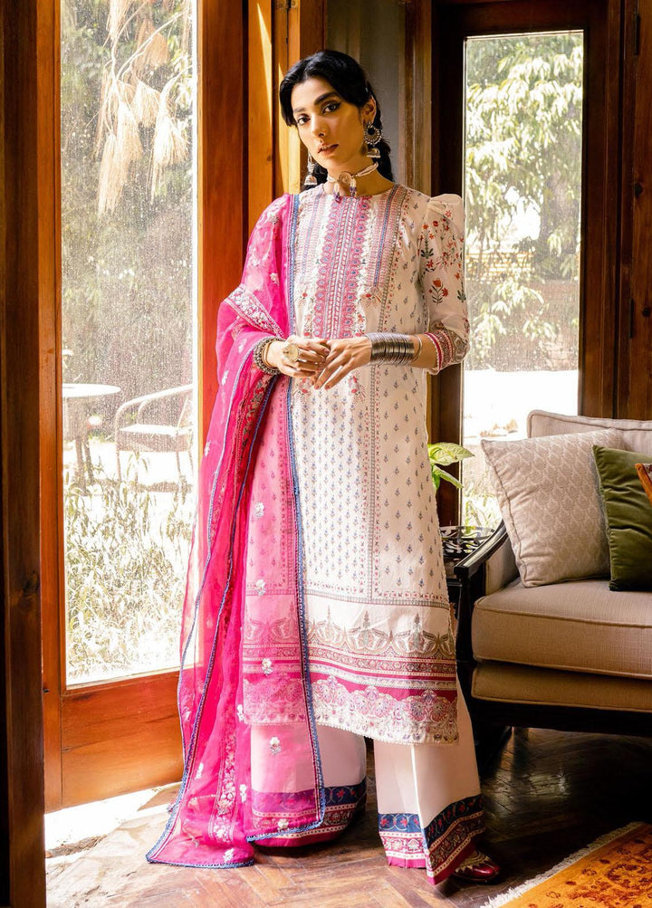 Saira Rizwan Embroidered Lawn Suits Unstitched 3 Piece SR21-E3 05 - Luxury Collection