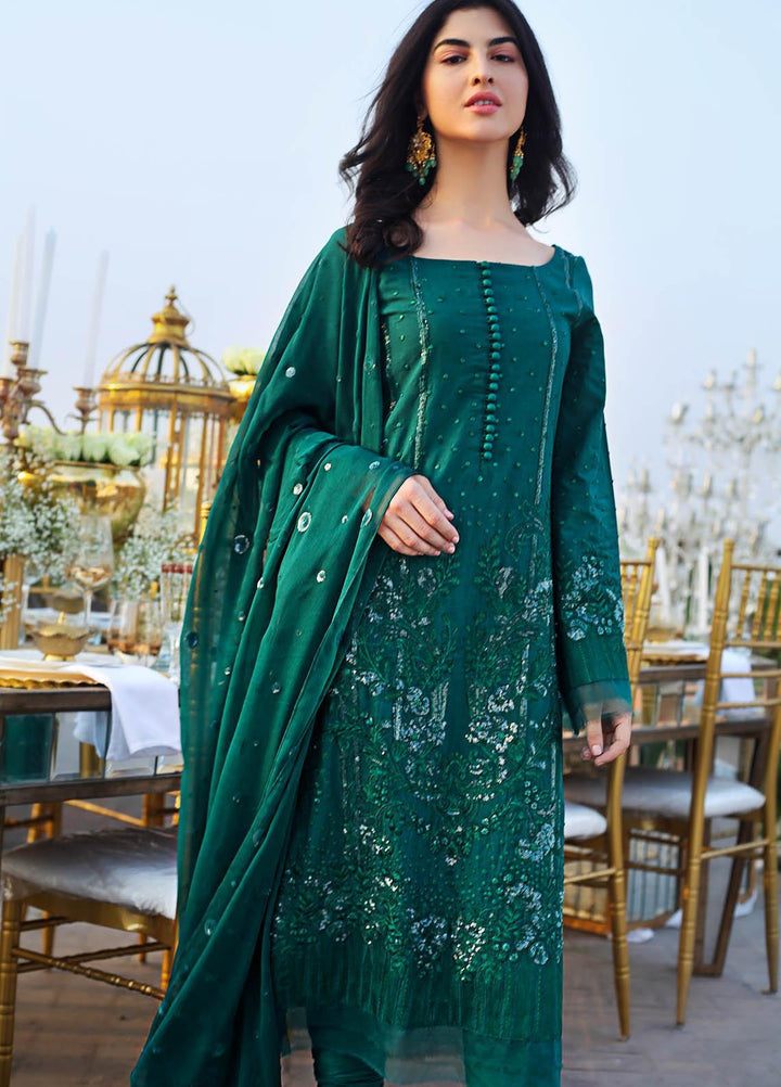 Saira Rizwan Embroidered Lawn Suits Unstitched 3 Piece SR21E 02 Kai - Eid Collection