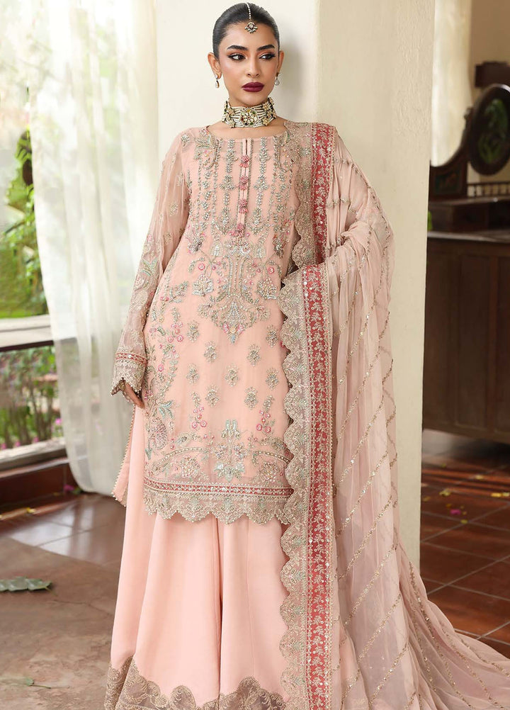 Saiyara by Imrozia Premium Pret Embroidered Chiffon 3 Piece Suit I-235 Elnaz