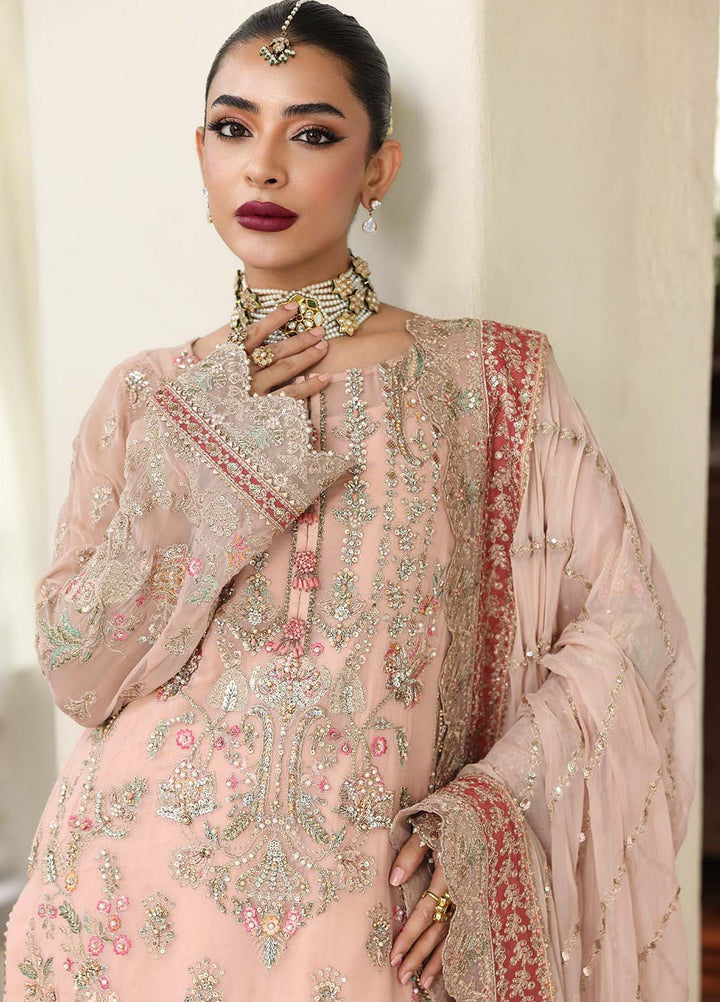 Saiyara by Imrozia Premium Pret Embroidered Chiffon 3 Piece Suit I-235 Elnaz