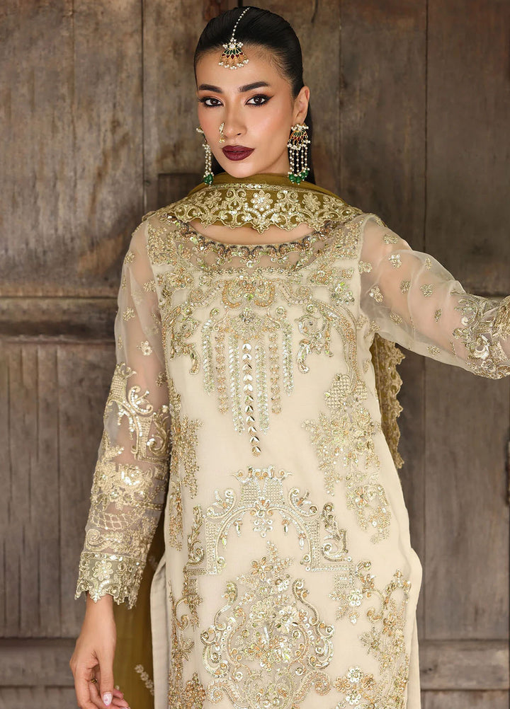 Saiyara by Imrozia Premium Pret Embroidered Organza 3 Piece Suit I-229 Rohma