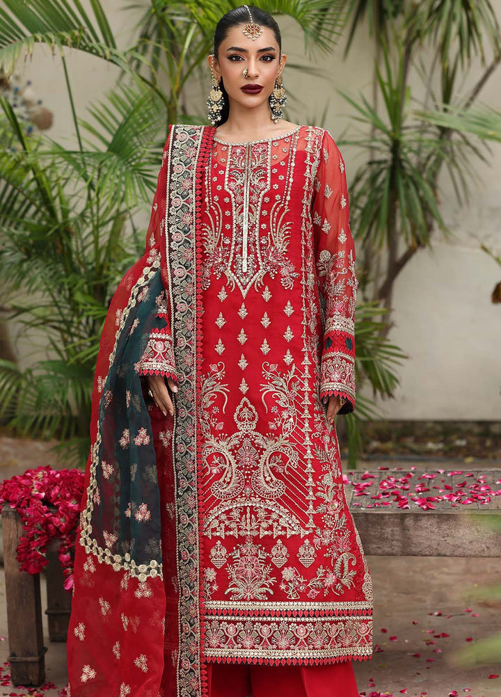 Saiyara by Imrozia Premium Pret Embroidered Organza 3 Piece Suit I-231 Sarosh