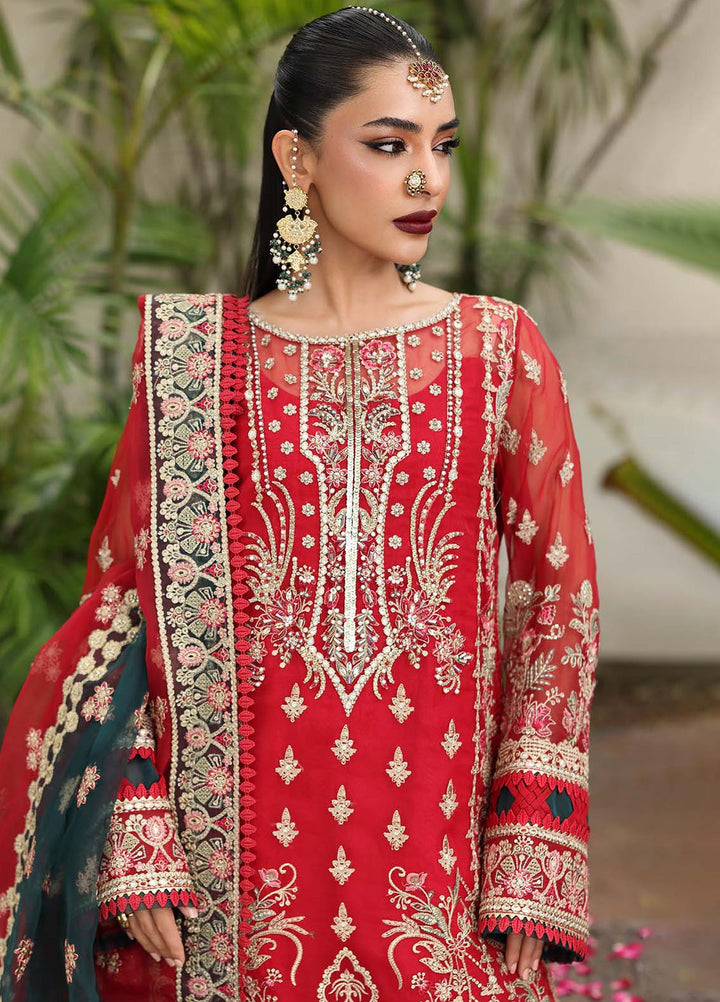 Saiyara by Imrozia Premium Pret Embroidered Organza 3 Piece Suit I-231 Sarosh